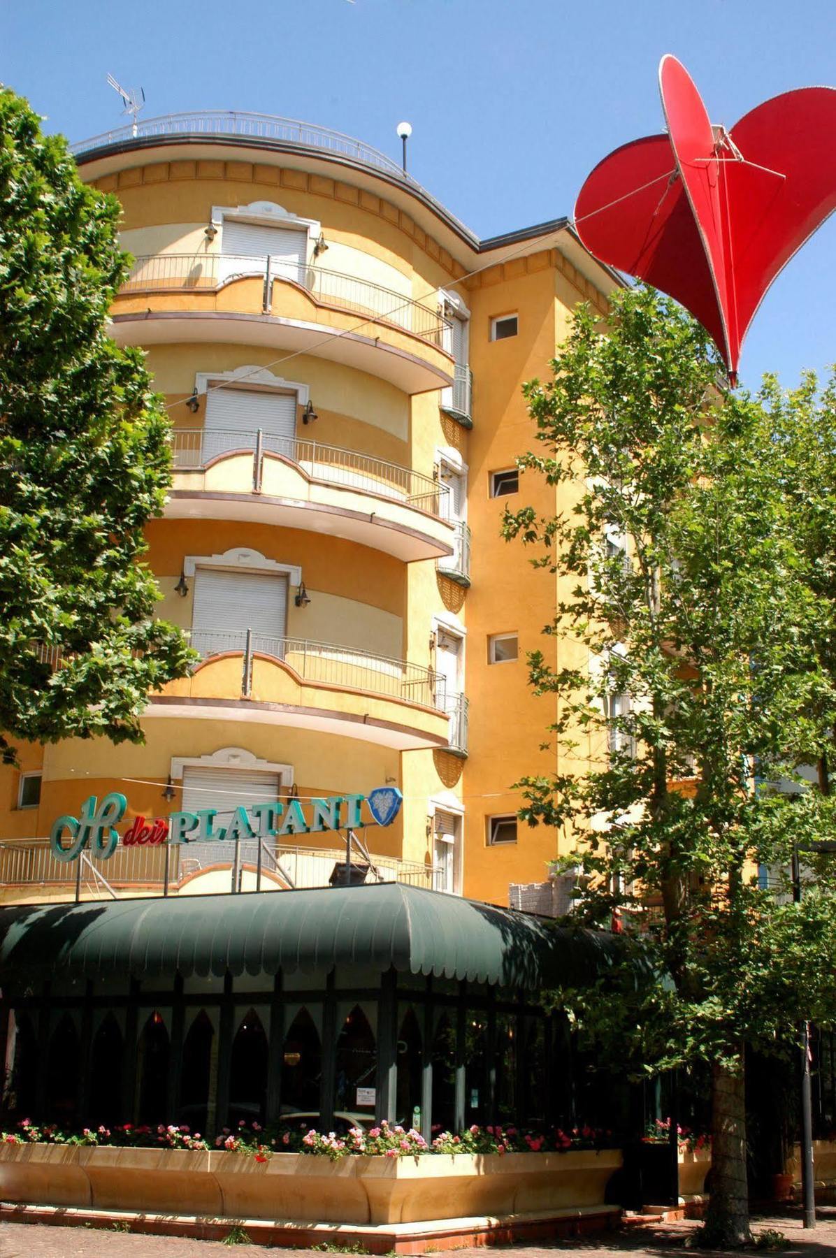 Hotel Dei Platani Rimini Dış mekan fotoğraf